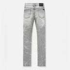 RTA Jeans Distressed Ripped Light Grey