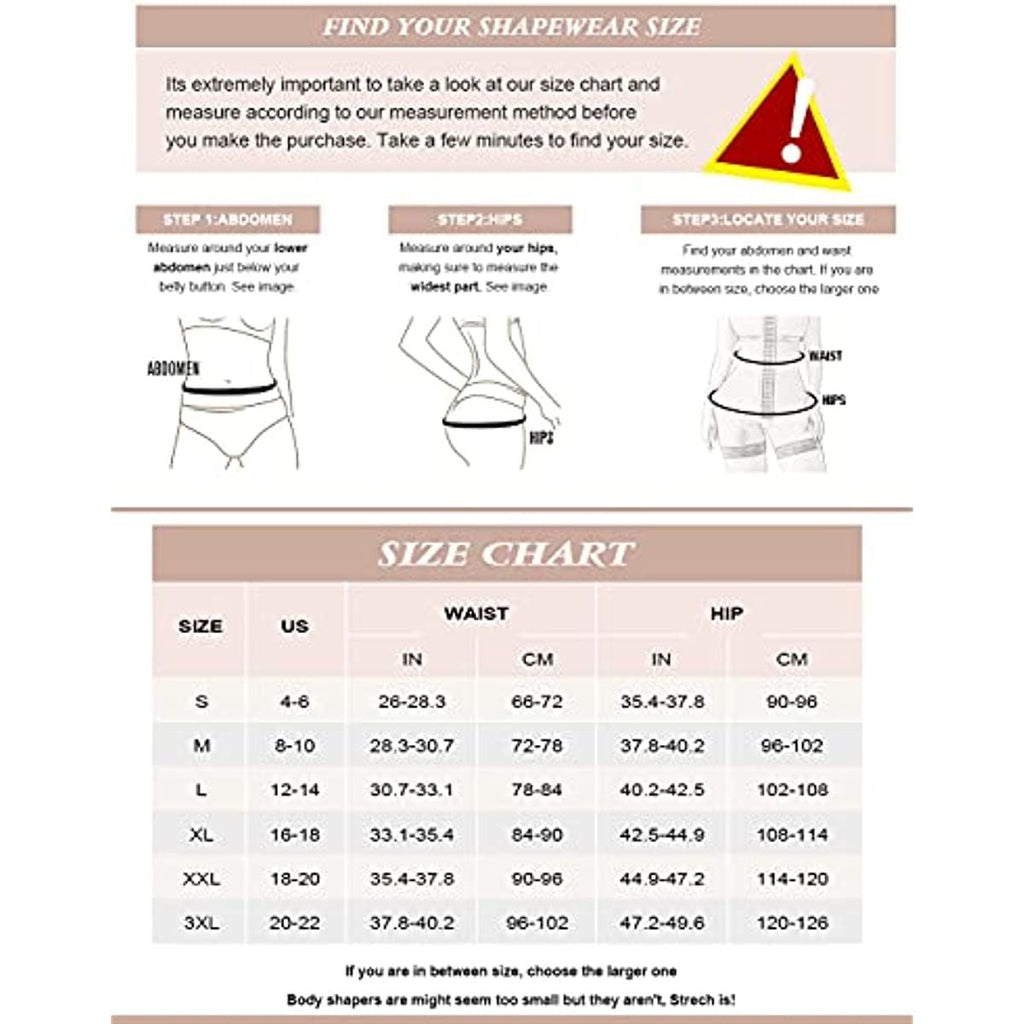 Enhance Your Curves with Plus Size Shapewear for Women - Seamless Firm Triple Control Faja