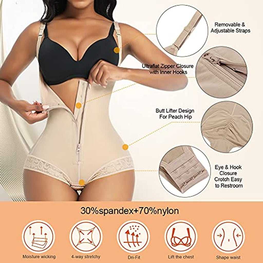 Enhance Your Curves with Plus Size Shapewear for Women - Seamless Firm Triple Control Faja