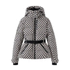New Multi-color Ski Quilted Hooded Puffer Jacket