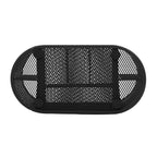 Metal Mesh Pencil Holders Desk Organizer w/9 Compartment Pen Holder Storage