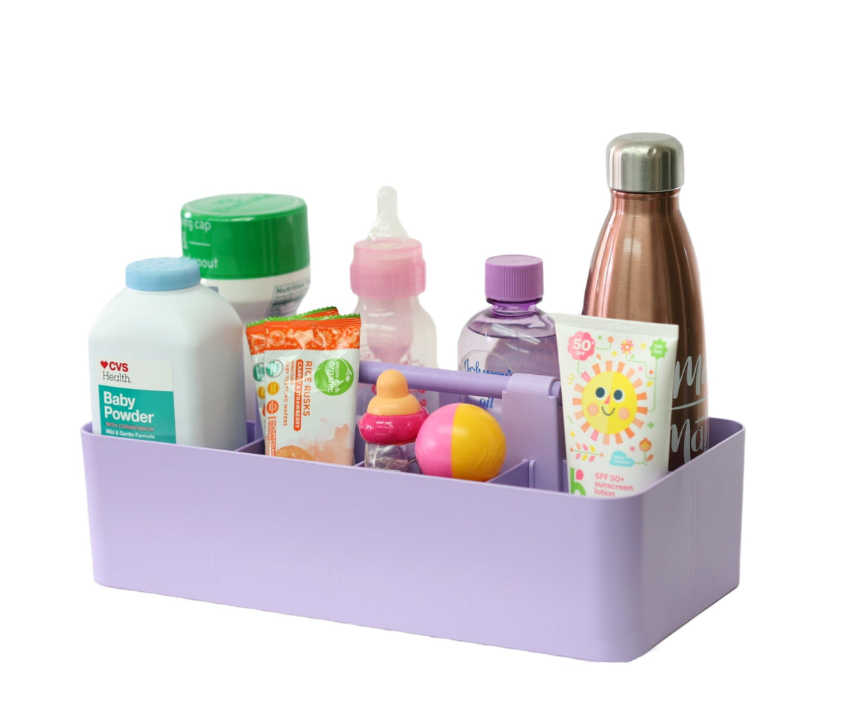 Enjoy Organizer - Large Portable Compartment Divided Storage Caddy - Made In USA