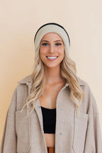 Two-Tone Knit Beanie