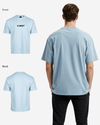 G West Mens Heavyweight Logo Wear Oversized T-Shirt