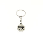 Traveler Gift, Traveler Keychain, Wander Fearlessly Keychain, Traveler Key Ring, Best Friend Gift, Going Away Gift, Girlfriend Trip Gift