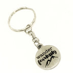Traveler Gift, Traveler Keychain, Wander Fearlessly Keychain, Traveler Key Ring, Best Friend Gift, Going Away Gift, Girlfriend Trip Gift