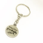 Traveler Gift, Traveler Keychain, Wander Fearlessly Keychain, Traveler Key Ring, Best Friend Gift, Going Away Gift, Girlfriend Trip Gift