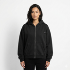 Loki & Ivy Unisex Vintage Wash Full Zip Boxy Hoodie