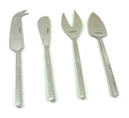 Vibhsa Silver Cheese knives set of 4 Stainless Steel
