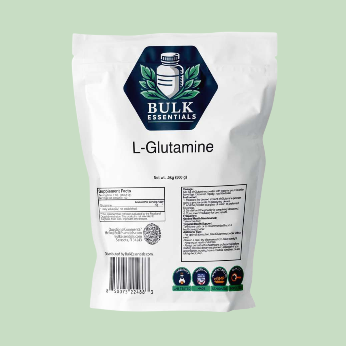 L-Glutamine Powder Supplement