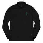 Men's Ankh Long-Sleeve Quarter-Zip Athletic Pullover
