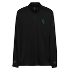 Men's Ankh Long-Sleeve Quarter-Zip Athletic Pullover