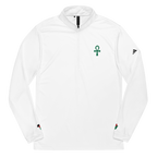 Men's Ankh Long-Sleeve Quarter-Zip Athletic Pullover