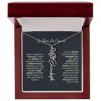 No Rain No Flowers Birth Necklace - Personalized Name Jewelry