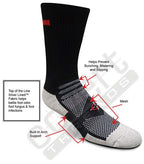 Red Line Crew Sock