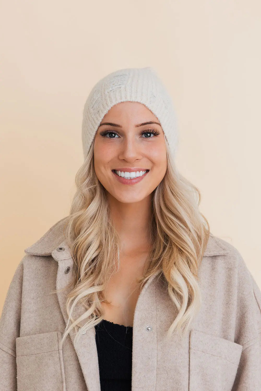 Distressed Knit Beanie
