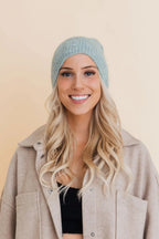 Distressed Knit Beanie