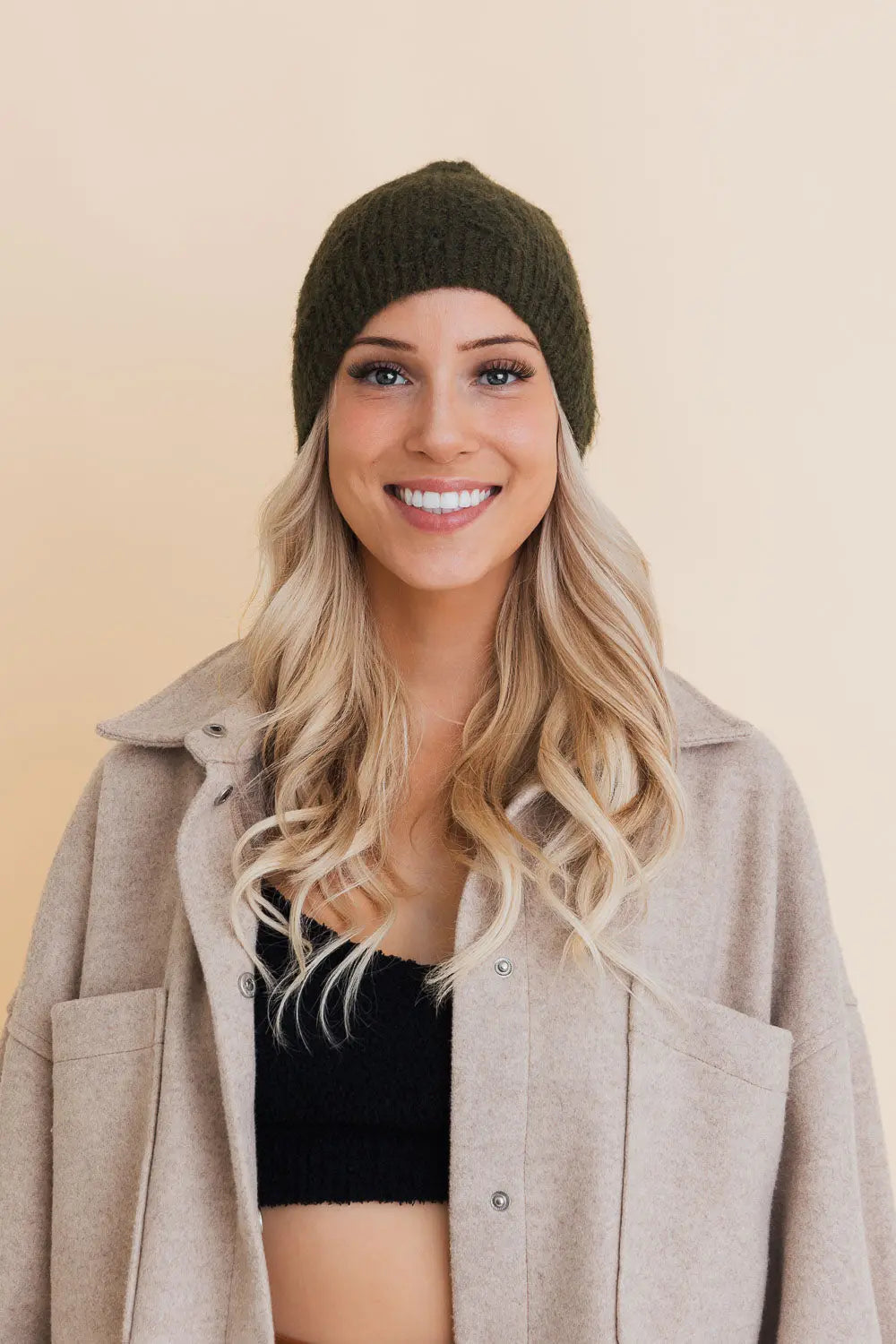 Distressed Knit Beanie
