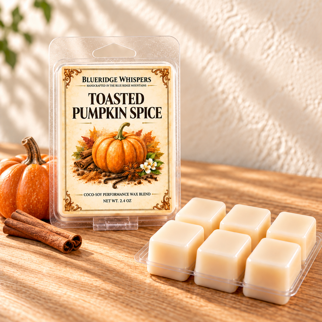 Toasted Pumpkin Spice Wax Melts – Fall Scented Soy