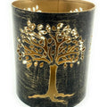 Vibhsa Tree Votive Candle Holder | 4.4", Laser-Cut, Rustic Finish