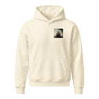 Lioness relaxed organic hoodie in cream – Heart & Mane original art