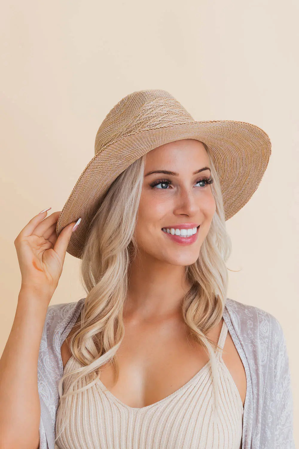 Western Straw Brim Hat