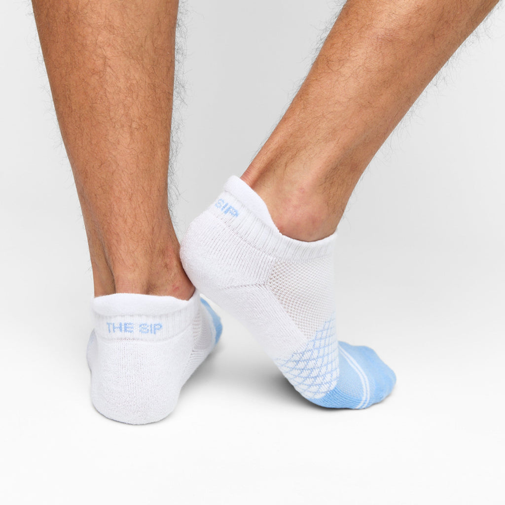 White/Powder The Sip Ankle Socks