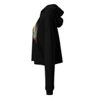 Lioness cropped hoodie for women – alternate view 2