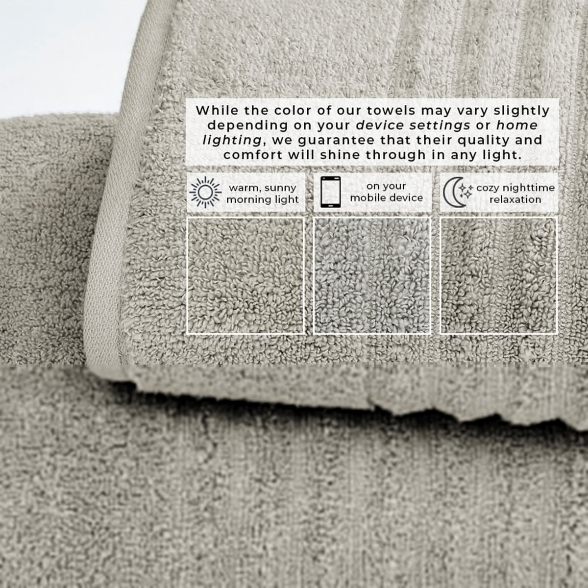 Luxury Combed Cotton Bath Towel Set - Karina Collection